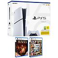 playstation 5 slim chassis e + mafia the old country + gta v