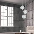 luce ambiente design lampadario neoclassico astra grigio paralume cromo 3x e27