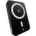 powerbank magnetico 10. 000 mah ultra compatta ricarica wireless 15w & wired 20w usb-c incluso
