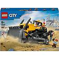 city bulldozer giallo set costruzioni per bambini 60466