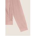 felpa donna con zip e collo alto e fronte a trecce fawn donna small