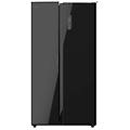 frigorifero americano bolero coolmarket sbs 550 glass total no frost 177cm 550l e nero