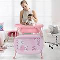 fasciatoio per bambini con mini vasca da bagno cuscinetto in pvc stazione di cambio pannolini per