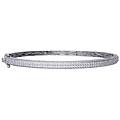 bangle silver shine argento rodiato cubic zirconia collezione silver shine bianco