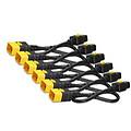 power cord kit (6 ea) locking c19 to c20 1. 8m ap8716s