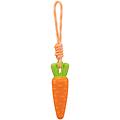 gioco per cani carota con corda ca. l 39 cm