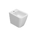 Ceramica Globo Bidetmulti A Terra In Ceramica 52x36 Cm Globo Stone St010bi Bianc