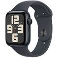 watch se gps 44mm cassa alluminio mezzanotte con mezzanotte sport band s/m (mxej3ql/a)