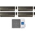 climatizzatore quadri split flexis plus black 7+7+7+12 con 4u75s2sr5fa inverter wi-fi classe a++