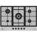 hiaw75225sxe acciaio inossidabile da incasso 75 cm gas 5 fornello(i)