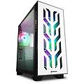 ca300t case midi atx eatx micro atx mini-itx pannello laterale in vetro temperato 2xusb3. 0