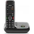 e720a cordless dect-gap senior display 2 2'' vivavoce rubrica bluetooth sos segreteria nero