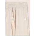 pantalone donna wide leg in tricot white sand donna small