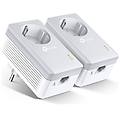 tl-pa4010p kit v5 adattatore di rete powerline 600 mbit /s collegamento ethernet lan bianco 2 pezzi