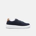 sneaker in suede da uomo blu
