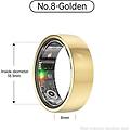 anello intelligente r1000 acciaio (acciaio inossidabile) gold 8