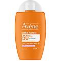 AVENE eau thermale solare ultra fluid luminosit&agrave; spf50+ 50 ml
