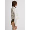 slip in cotone e pizzo donna verde taglia 4