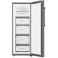 Haier Congelatore Verticale Acciaio Inox 226l No Frost