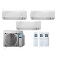 climatizzatore condizionatore trialsplit perfera all season nuovo 2024 3mxm68a + ftxm25a + ftxm35a +