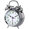 nostalgia quartz table clock sveglia nostalgie argento fluorescente