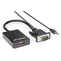 Hamlet Adattatore Video Vga A Hdmi Con Audio Black Xvavga Hdma
