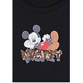 t-shirt cropped slim fit mickey mouse black donna small