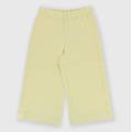 pantalone in jersey pesante da bambina beige taglia 12m