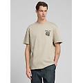 t-shirt con ricamo effetto rilievo