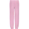 joggers in felpa leggera con patch fenicottero in tono pink lavender donna small