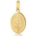 ciondolo madonna miracolosa oro giallo 803321707034