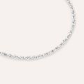 bracciale catena silver collection argento rodiato collezione silver collection bianco