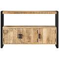 - armadietto 120x30x75 cm in legno massello di mango