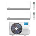 climatizzatore condizionatore dual split inverter breezeless e 12000+12000 btu a++ 12+12 con