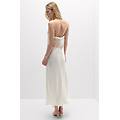 sottoveste lunga in seta e pizzo my forever love donna avorio taglia s