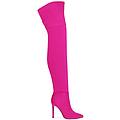 stivali overknee fucsia in lycra tacco 10 5 cm