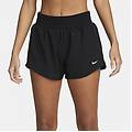 shorts dri-fit a vita media con slip foderati 8 cm one donna nero