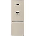 - frigorifero combinato rcne560e40dbn classe e 560lt-sabbia marmorizzato