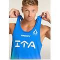 canotta uomo beach volley italia 2025/26 con protezione uv azzurro uomo medium