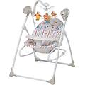 9702005414 carillon sdraietta neonato elettrica max 9 kg dondolo altalena per neonati melodie e