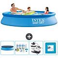 - piscina fuori terra in giro 305x305x61 cm blu include accessori coordinati cb60