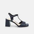 sandali da donna in pelle nero