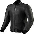 giubbotto moto pelle custom rev'it travon nero taglia 46