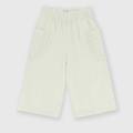 pantalone in cotone da bambina bianco taglia 12m