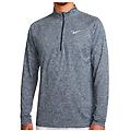 stride dri-fit 1/2-zip midlayer running top maglia da corsa uomo (xl grigio)