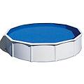 gre. piscina fidji 550 x 120 cm con parete in acciaio bianco / rotonda piscine ritiro gratis
