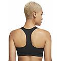 swoosh w reggiseno sportivo medio sostegno donna black xs