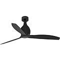 ventilatore da soffitto mini eterfan con telecomando 32w nero opaco
