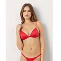 costume triangolo push up essentials / rosso / 4 rosso