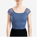 body danza classica bambina 520 blu